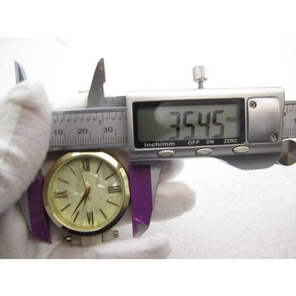 Women INC Quartz WR Analog 35mm Round Watch (H348) "New Battery" - Picture 2 of 9